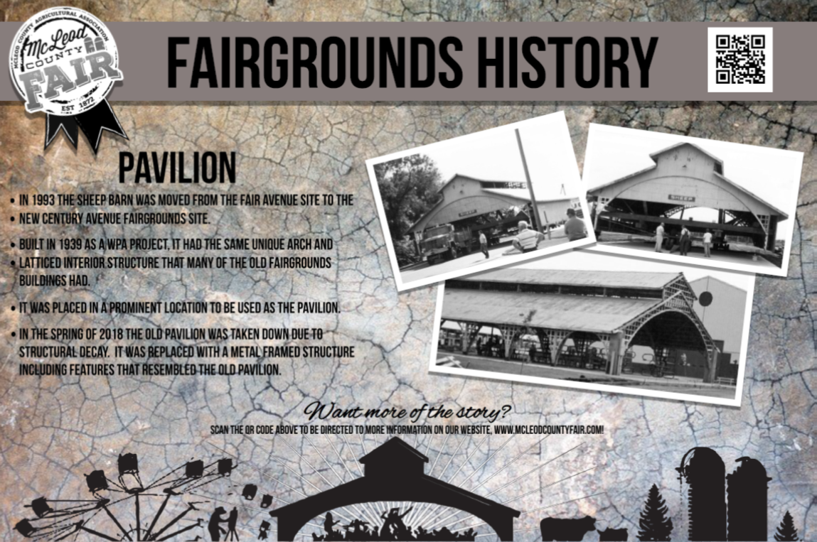 Fairgrounds History Tour Signage McLeod County Fair